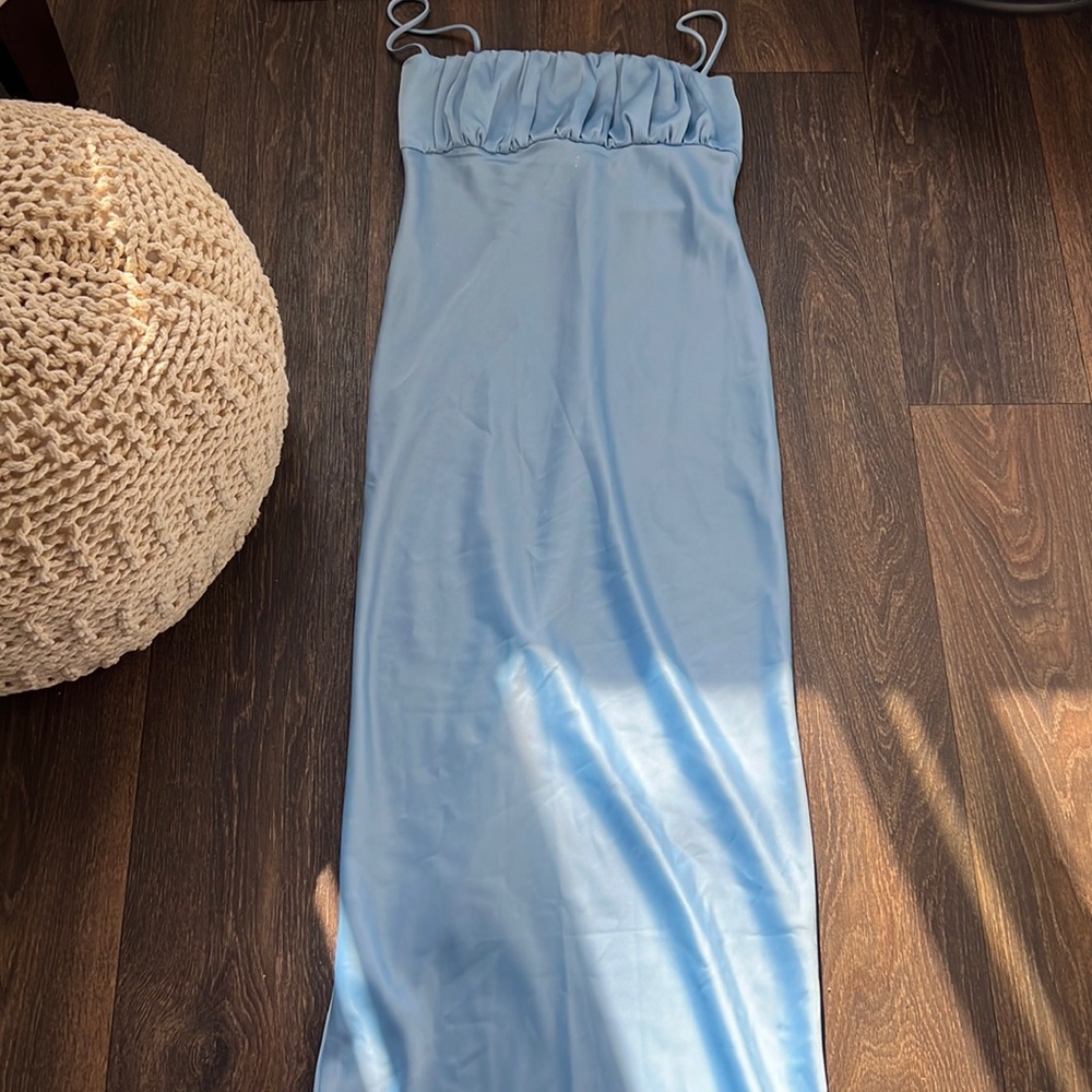 Rumer Kimberly Ruched Maxi Dress
